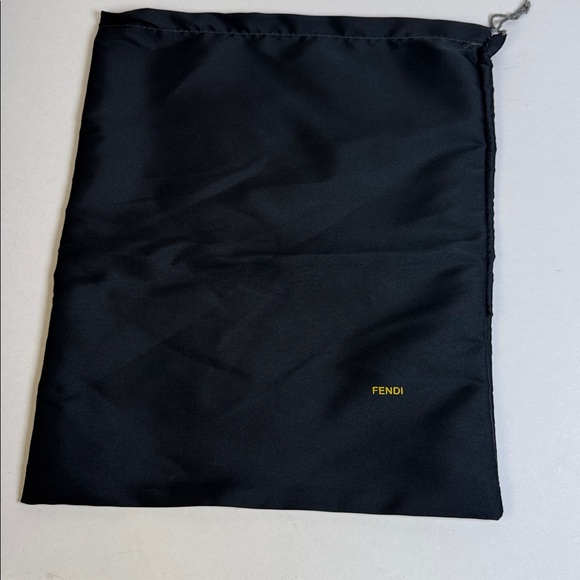 Fendi Black Zucca Nylon Handbag - Picture 8 of 8